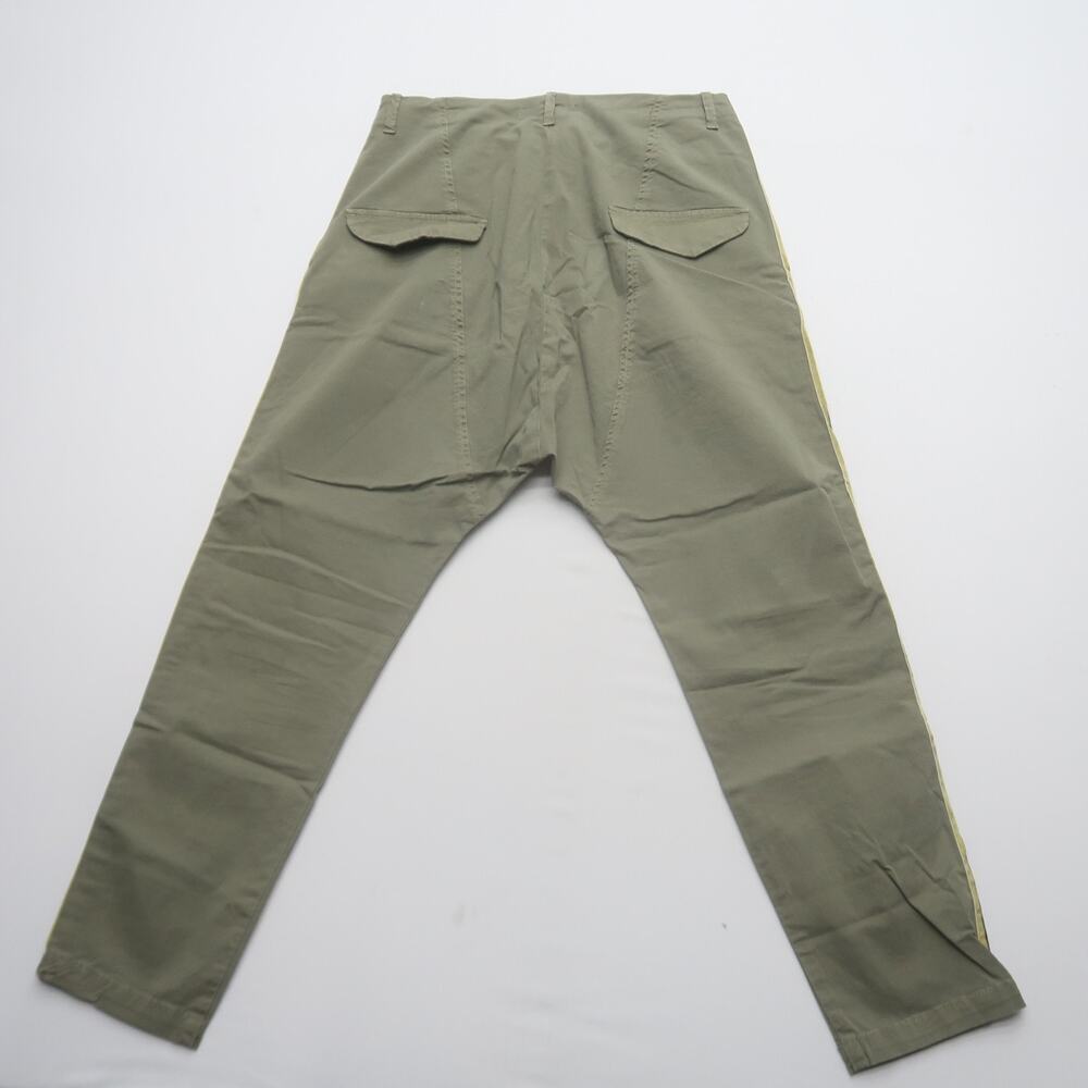 Nili Lotan Paris Pants with Tape Trim Green Size 2 - Picture 4 of 14
